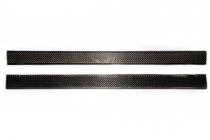 FIAT 500 Door Sills - Carbon Fiber 